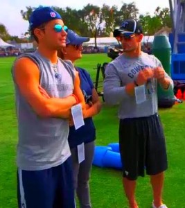 Christine Brecht, Caleb Reynolds and Frankie Grande get to see the Dallas Cowboys Training camp on Big Brother 16 episode 23