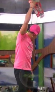 Zach Rance table dances with Fruite Loops on Big Brother 16 episode 36