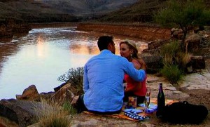 Chris Soules and Megan share a great view of  the Grand Canyon on The Bachelor 19 episode 2