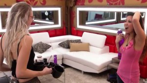 Sarah Hanlon and Sindy Nguyen get busted talking about a Girls Alliance my Kevin Martin  on Big Brother Canada 3 episode 4