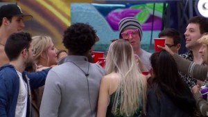 The Big Brother Canada 3 house guests win a pool party thanks to Johnny Colatruglio on episode 4
