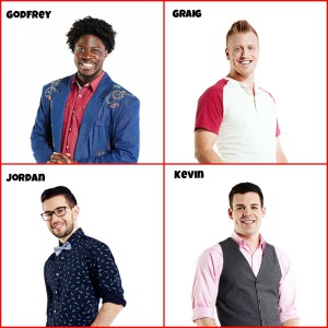Big Brother Canada 3 cast Godfrey Mangwiza, Graig Merritt, Jordan Parhar, Kevin Martin