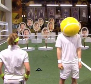 Willow MacDonald covers people with a giant tennis ball on BBCAN3 episode 10