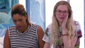 Brittnee Blair comforts Sarah Hanlon on Big Brother Canada 3 episode 6 Intant Eviction