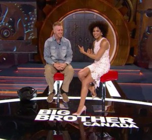 BBCAN3 Graig Merritt and Arisa Cox talk after his eviction on episode 8
