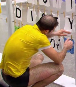 Bruno Ielo wins his first HOH competition on BBCAN3 episode 9