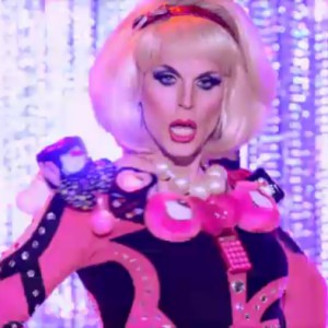 Katya's Hello Kitty couture is her last look on RuPaul's Drag Race season 7.