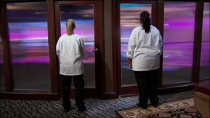 Meghan and T about to find out who wins Hell's Kitchen season 14