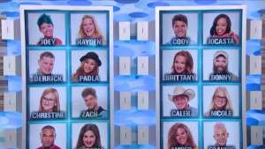 The #BB16 memory wall makes a guest appearance for the week 5 battle of the block comp #BB17