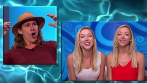 Jace Agolli is the first evicted from #BB17 and learns that Liz and Julia are the #TwinTwist