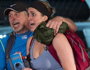 Neil Lumsden and Kristin Lumsden take first place on The Amazing Race Canada  episode 3