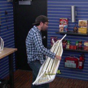 Steve's biggest game move is trying to fold an ironing board #BB17