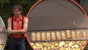 Steve wins the Nose-A Scotia POV comp with the word "trombonists" BB17