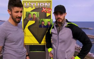 Gino Montani and Jesse Montani U-turn Brent Sweeney and Sean Sweeney on The Amazing Race Canada 3