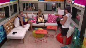 James meets with Shelli and Clay in the cabana room #BB17