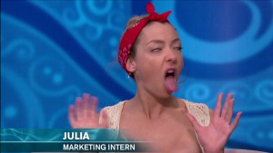 Julia hurls at the thought of Liz and Austin together #BB17
