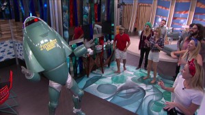 Zingbot 9000 enters the house to zing the houseguests #BB17