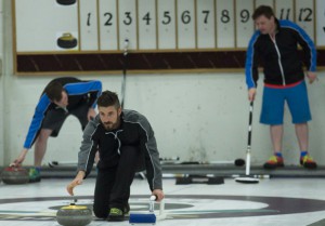 Gino Montani learns to curl on The Amazing Race Canada 3 but get beat by Brent Sweeney and Sean Sweeney