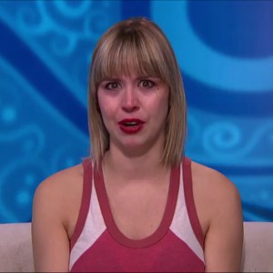 Meg cries in the DR after being nominated #BB17
