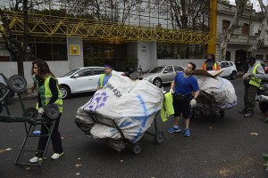 "Get In There and Think Like A Dog"-- In Detour A, (L-R) Tiffany, Alex, Adam, Jin, and Ernest must collect 100 kilograms of cardboard and deliver it to the collection truck in order to receive the next clue, on THE AMAZING RACE, Friday,Oct. 2 (8:00-9:00 PM, ET/PT), on the CBS Television Network. Photo: Timothy Kuratek/CBS ÃÂ©2015 CBS Broadcasting, Inc. All Rights Reserve