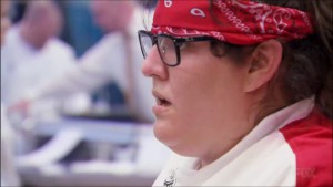 Contestant Vanessa Soltero may be in over her head being in #HellsKitchen