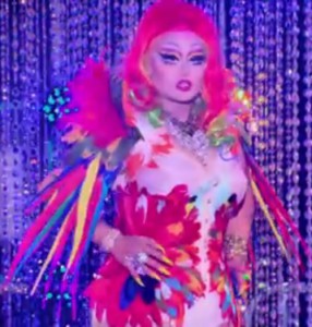 Kim Chi's look on the roller skate runway #DragRace